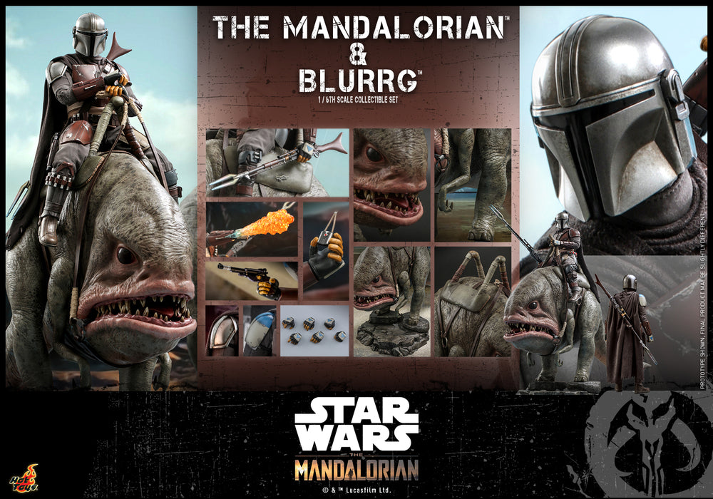 TMS046 The Mandalorian - Mandalorian & Blurrg Set Preorder